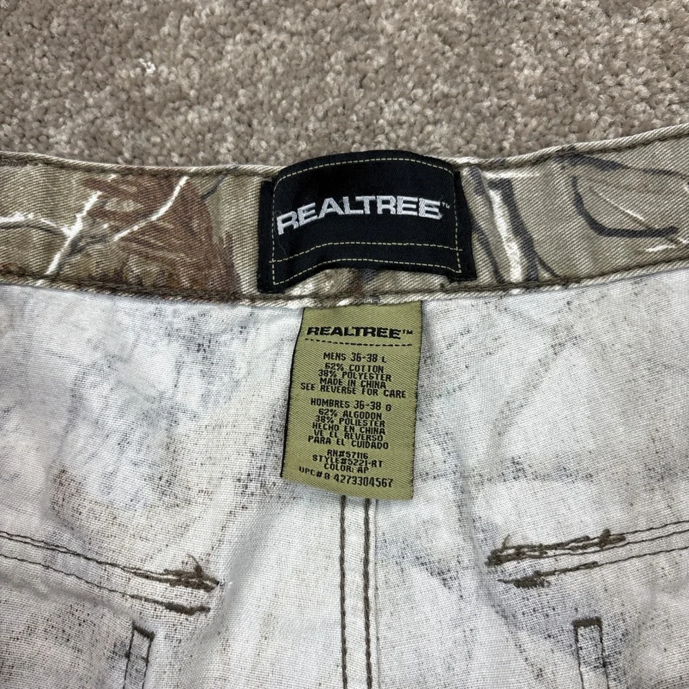 Vintage Y2K Realtree Camo‎ Baggy Cargo Pants Large (36x31)